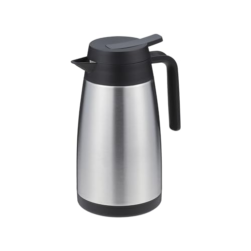 パール金属 保温 保冷 ポット 卓上ポット テーブルポット 1000ml 1.0L ステンレス製 真空二重構造 シルバー オコット HC-15
