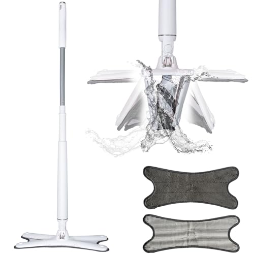 BWS モップ 拭き掃除 絞れる モップ2種(屋内用・屋外用) 伸縮 水拭き 雑巾 床掃除 フローリング 畳 浴室 玄関タイル 外壁 網戸 バルコニー フローマジック FMX-MP2