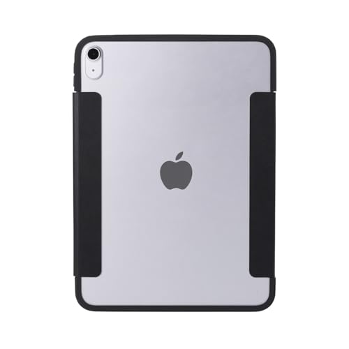 エレコム iPad 第11世代 A16 11インチ (2025) 10.9インチ 第10世代 (2022) ケース 2アングルスタンド 軽量 オートスリープ/オートウェイク ソフトレザー 背面クリア フレームカラー ブラック TB-A24RWVFCB