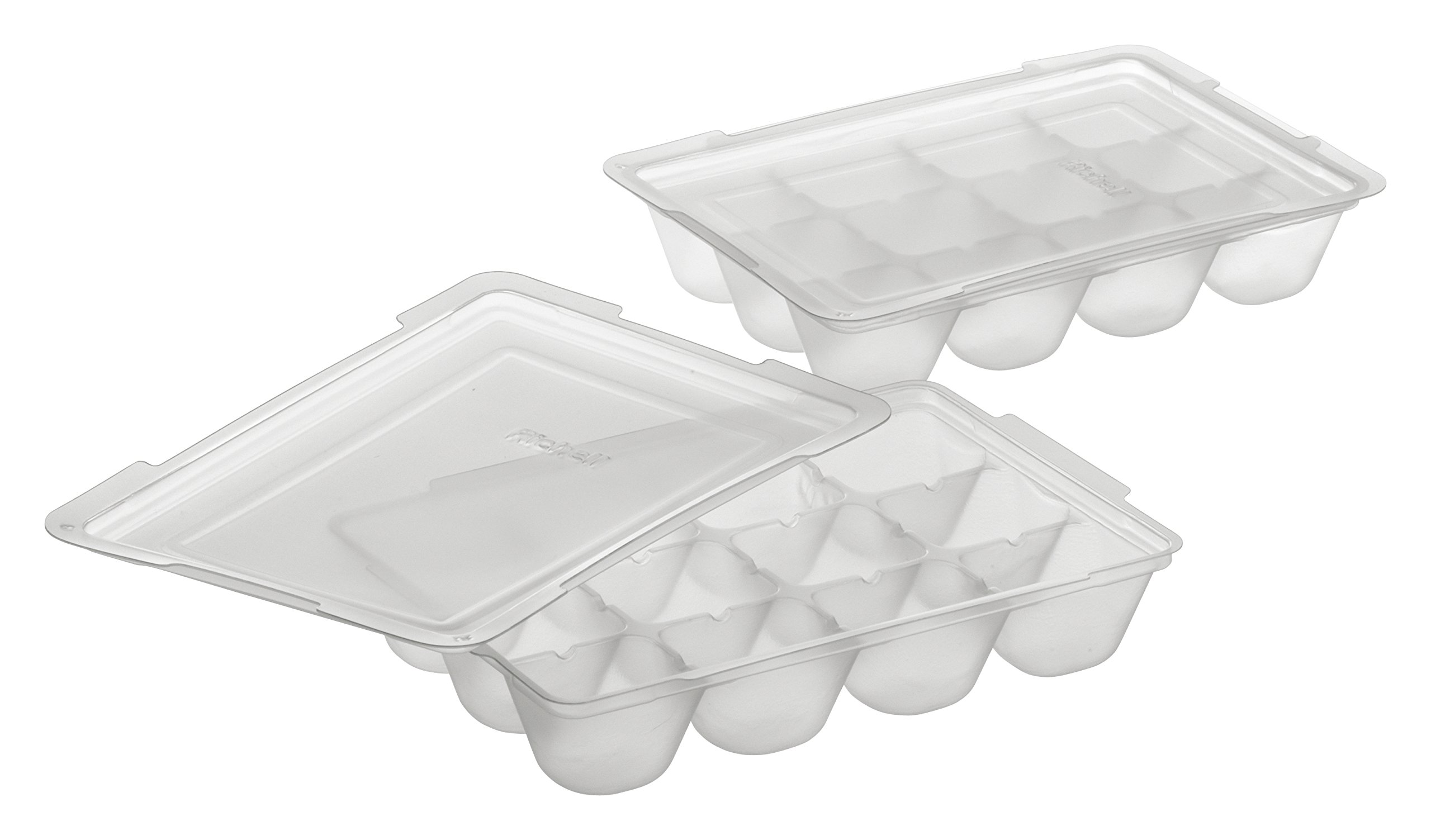 Richell Cooking Utensils: Divided Freezing Block Tray 15 (15ml per block, 12 blocks, 2 trays)