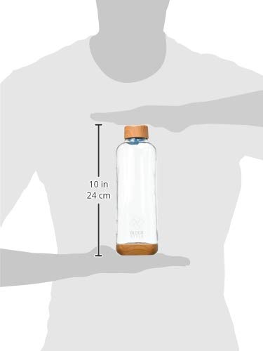 パール金属(PEARL METAL) マグボトル ウッド調×クリア 700ml プラスチックアクアボトル ブロックスタイル HB-4855