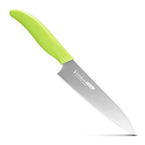 【　】下村工業 日本製 ヴェルダン カラー ペティ ナイフ 130mm グリーン モリブデン バナジウム 鋼 食..