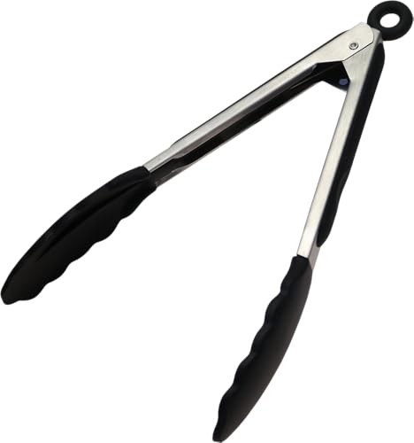 CASUAL PRODUCT シリコン万能トング 18cm BK 578670