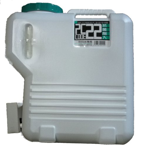 北陸土井工業 ヒシエス コック付水タンク PCコード#22 抗菌剤入り
