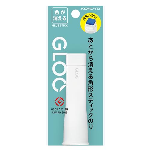 コクヨ スティックのり GLOO 色が消える Sサイズ タ-G311-1P 白 本体サイズ:H88xW27xD27mm/(色が消える)(吊り下げパック)Sサイズ/37g