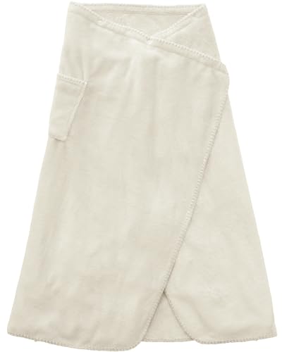 AQUA (アクア) mofua (モフア) 3WAYひざ掛け あったか ブランケット プレミアムマイクロファイバー ポンチョ ストール 大判 138×93cm アイボリー 50311408