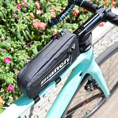 Bianchi(ビアンキ) トップチューブバック ブラック JP213S3804BK000 (W)21×(H)11×(D)4.5 cm