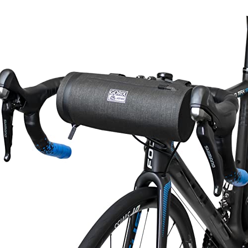 GORIX(ゴリックス) 高防水 フロントバッグ 自転車バッグ (GX-BF51) [ロードバイク クロスバイク他自転車] トップチューブバッグ・シリンダーバッグ （はこぶくん）