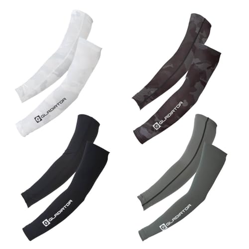 [CO-COS] [コーコス] グラディエーター GLADIATOR ドライ パワー サポート アームカバー インナー G-816 接触冷感 UVカット L 50ホワイトカモ