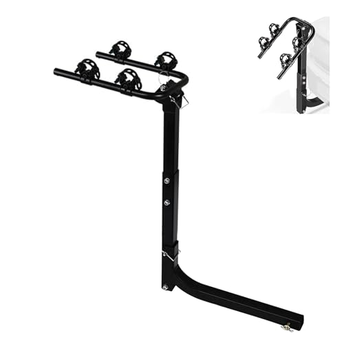 オフロード車専用 サイクルキャリア 車載 自転車ラック リアキャリア ロードバイク トランクキャリア 折りたたみ可能 アウトドア対応 外装パーツ アクセサリ 2/3/4台積み 頑丈設計 (50cmベー