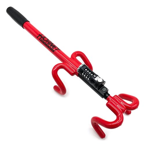 HORNET(ホーネット)加藤電機 ハンドルロック ステアリングロック 盗難防止 車 ダイヤル式 リレーアタック対策 CANインベーダー対策 LH-12R