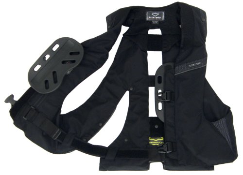 hit-air(無限電光) セパレート型胸部パッド ポリプロピレン(中空構造) ブラック W120xH220mm 4560216402983