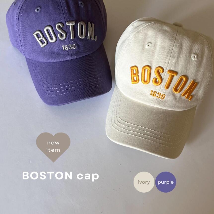 新作《F.O kids》BOSTON cap ベビー服 キッズ 帽子 ロゴ入り 人気 ギフト 韓国子供服 男の子 女の子 子供服 保育園 おしゃれ シンプル 韓国 送料無料のサムネイル