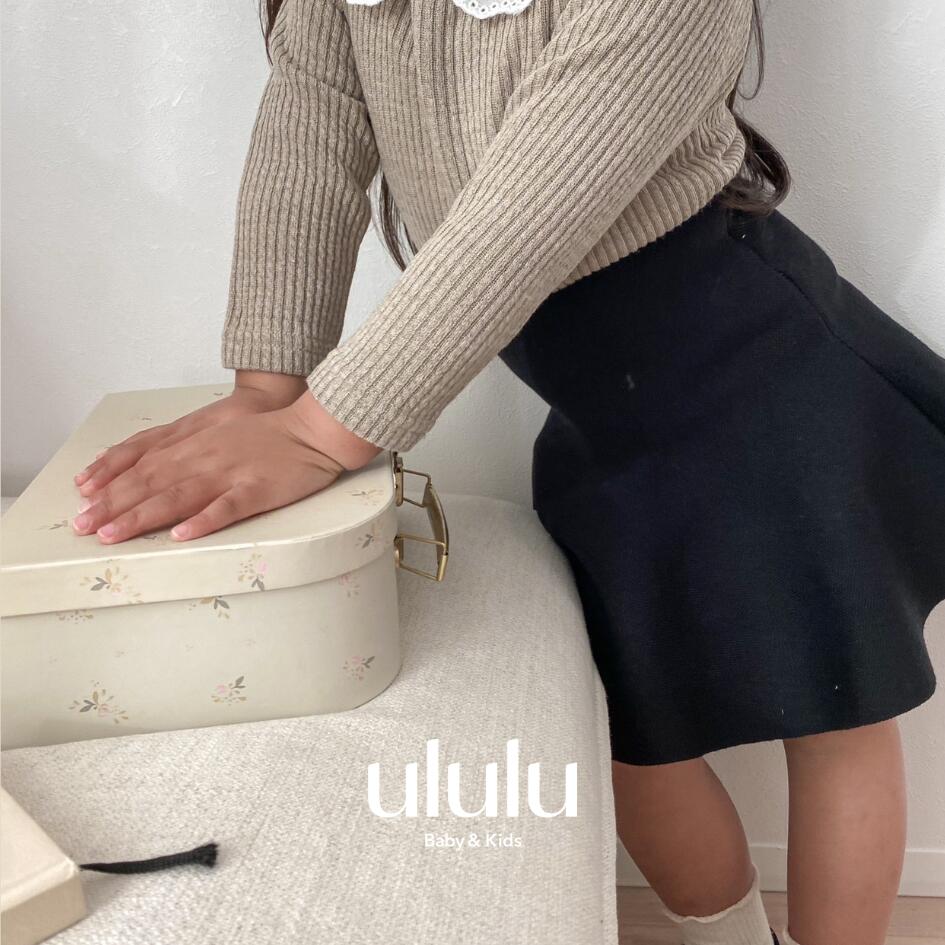 ＼2024福袋目玉item／ knit flare skirt スカート キッズ 韓国 こども服 スタイ シンプル おしゃれ 人気 ナチュラル オシャレ かわいい プチプラ 安い 韓国子供服 ギフト　boy90-120 福袋のサムネイル