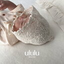 NEW【送料無料】 lace bonnet ナチュラル 子供服 ベビー服 女の子 男の子 ululu 出産祝い ニューボーン レース ボンネット 新生児 プチ...