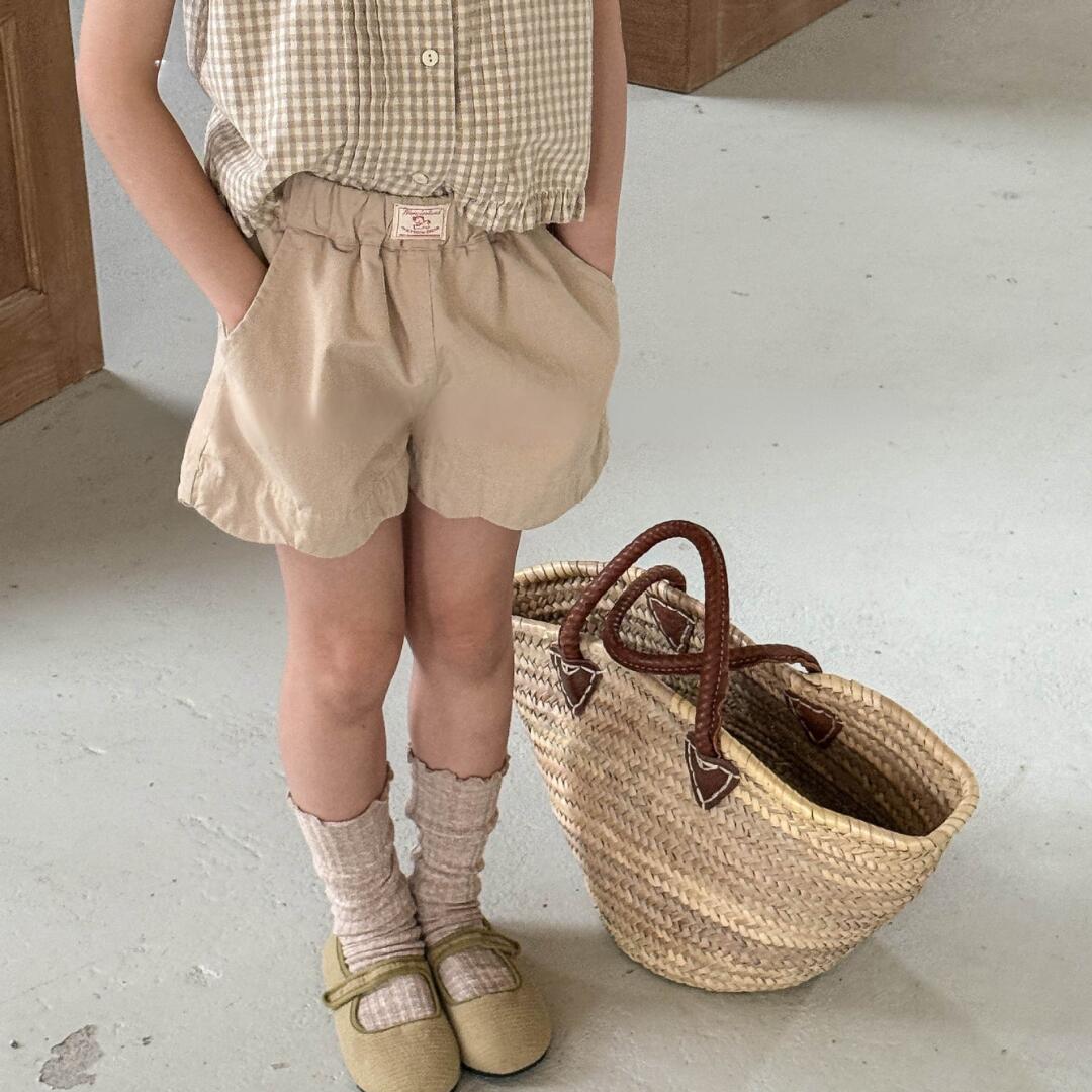 NEW【送料無料】ナチュラルショートパンツ 子供服 ベビー服 女の子 男の子 ululu ...