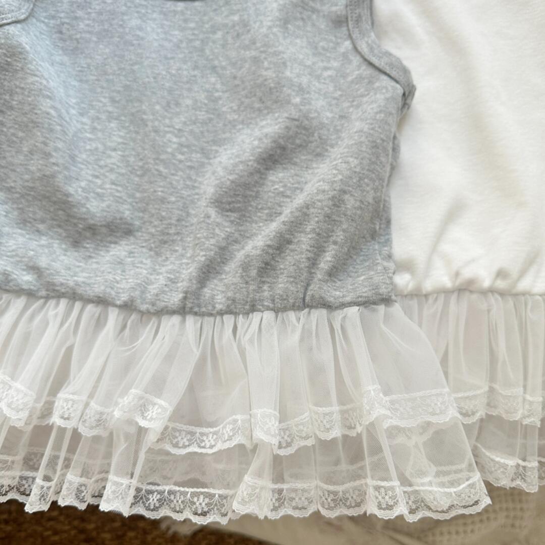 NEW【送料無料】レースドッキングタンクトップ 子供服 ベビー服 女の子 男の子 ulu...