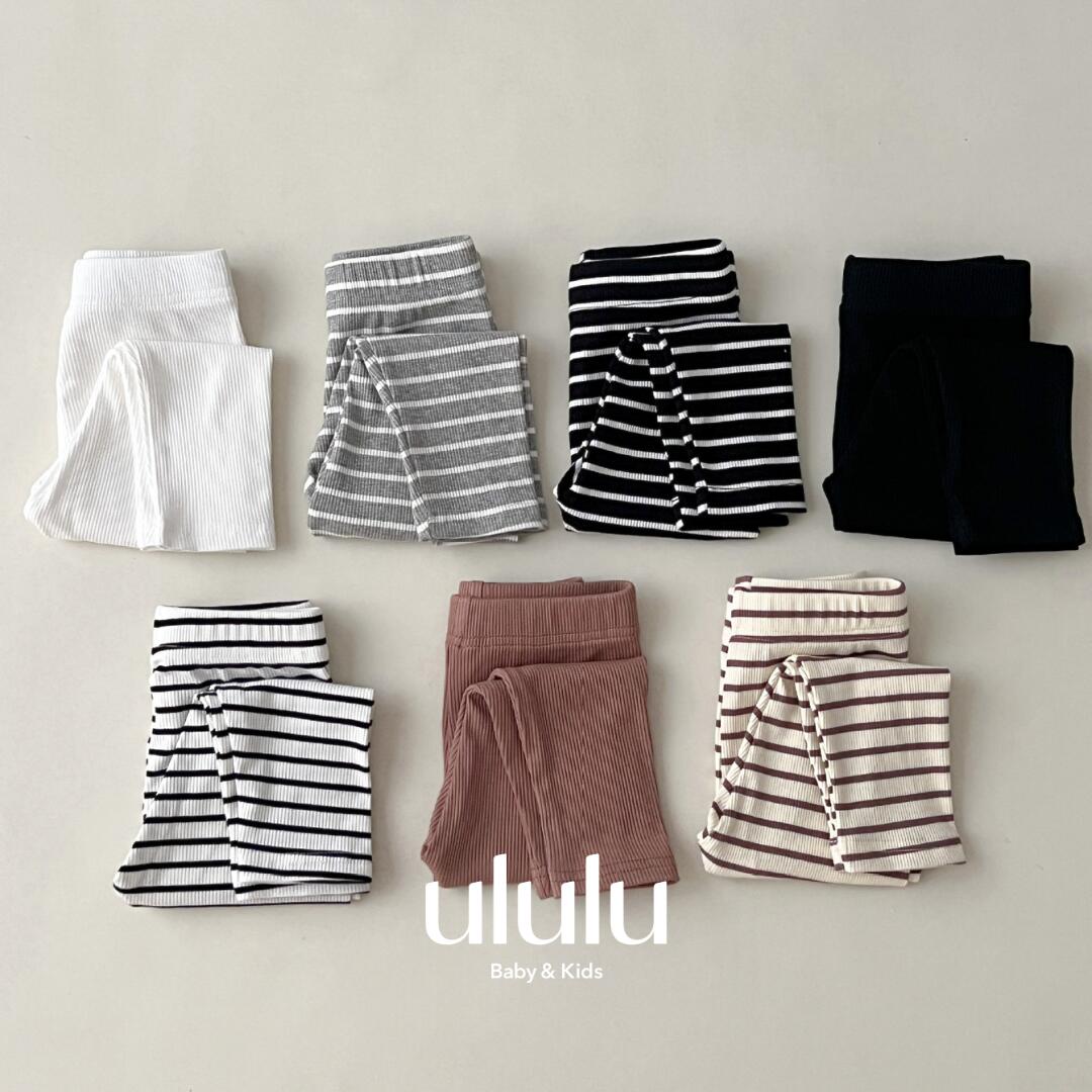 《楽天スーパーセール価格 1,980円→1,780円》【送料無料】 lib leggings ベビー服 女の子 男の子 ululu レギンス キッズ 韓国 こども服 スタイ シンプル おしゃれ 人気 ナチュラル オシャレ かわいい プチプラ 安い 韓国子供服 ギフト