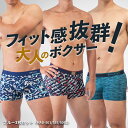 ボクサーパンツ メンズ 3枚 セット ブルー 【 単品購入より15% お得 】 福袋 ボクサー まとめ買い ローライズ アンダーウェア ボクサーブリーフ ブランド 上向き 前閉じ 下着 男性 とろけるぱんつ 3