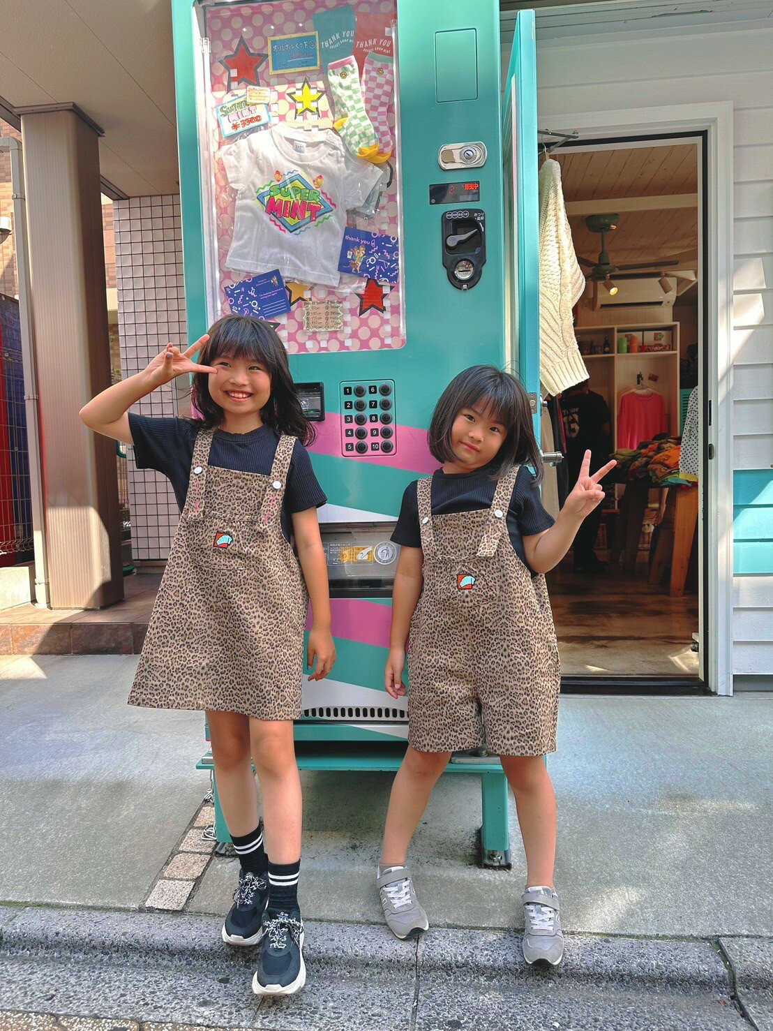 ▶【Jr】MINT ORIGINAL レオパード ジャンスカ＆サロペットのサムネイル