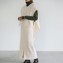【23日(金)20:00〜2時間限定店内全品20%OFF】【Rakuten限定】キルティングジャガードセットアップ / レディース 秋冬 冬 ベスト タイトスカート ニットセットアップ select moca セレクトモカ select moca モカ(4)