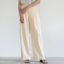 【Rakuten限定】ハイウエストダブルタックワイドパンツ/ レディース 春 夏 ハイウエスト スラックス ワイドパンツ ワイドシルエット タックパンツ ハイウエスト スラックス 美シルエット セレクトモカ selectmoca