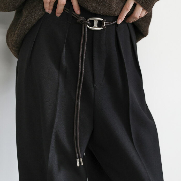 メタルモチーフコードベルト / レディース バックルベルト ベルト シンプル デイリー 小物 雑貨 セレクトモカ selectmocaのサムネイル