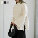 【8/24(日)20:00~2時間限定全品20%OFF】フレアスリーブルーズスウェット / レディース トップス 春 ボリューム オーバーサイズ クルーネック ...