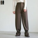 【Rakuten限定】ダブルタックドローストリングパンツ / レディース 秋 美脚パンツ ハイウエスト スラックス サイズ展開 ワイドパンツ パンツ ボトム セ...