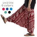 【ポイント10倍】サルエルパンツ メンズ レディース アラジンパンツ レーヨン タイパンツ ユニセックス オールインワン PS-SR1876 G