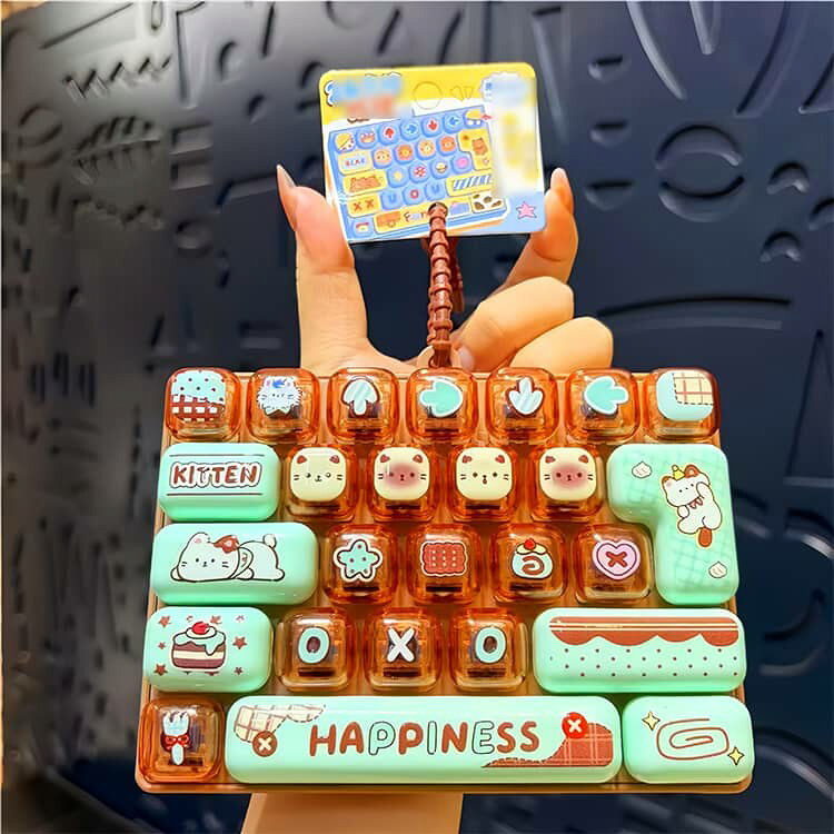 プッシュトイ 【2個セット】26キー かわいい 指先おもちゃ 気分転換 ストレス解消 おもちゃ スクイーズ ミニキーボード キーホルダー バッグチャーム 減圧 おもちゃ ボタン 握る 暇つぶし 【2個セット】26キー 持ち運び 子供 selectstore-ansindo-10008916 セレクトストア 安心堂 サンプル画像2