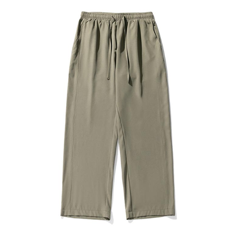 パンツ ストレート メンズ アイスシルク M-4XL パンツ 夏 通勤 薄手 リラックス おしゃれ 涼しい 休日 大きいサイズ ストレッチ ストレート 体型カバー 洗える 通気性 旅行 キャンプ プレゼント 20代 selectstore-ansindo-10004480 セレクトストア 安心堂 サンプル画像3