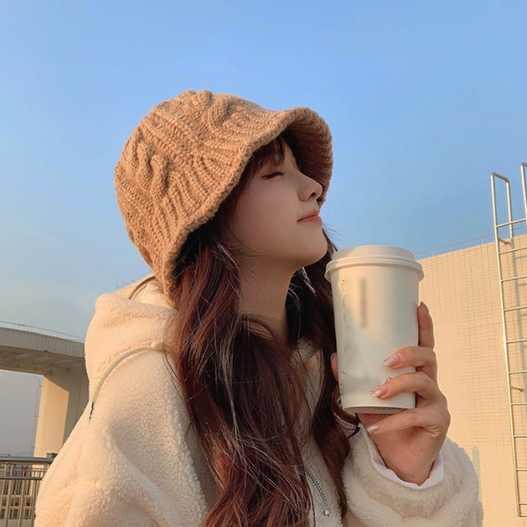 ハット おしゃれ 冬帽子 ニットハット 韓国ファッション キャップ 人気 帽子 バケハ レディース 可愛い 小顔効果抜群 ニット帽子 バケットハット レディース帽子 帽子 お洒落 洗える つば広 保温性 暖か 通勤 通学 日常デート