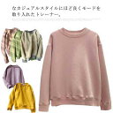 トレーナー 裏フリース 秋冬 レディース クルーネック 長袖 裏ボア 暖かい 厚手 あったか トレーナー 無地 韓国風 ファッション ゆったり カジュアル 保温 おしゃれ 防寒 スウェット