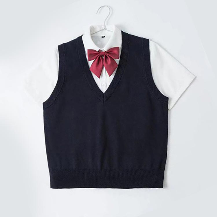 ニットベスト レディース 女の子 高校生 制服 スクールベスト スクールベスト 学生服 JK制服 Vネック 中学生 ノースリーブベスト 無地 通学 送料無料 スクールセーター ジレ ストレッチ 伸縮性 かわいい