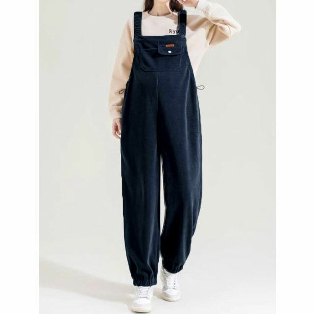 オーバーオール コーデュロイパンツ オールインワン コーデュロイ ワイドパンツ マタニティ マタニティウェア レディース パンツ サロペット サロペット ボトムス ロングパンツ 暖かい 妊婦服 あったか 産前産後 秋 冬 カジュアル 無地 ゆったり 体型カバー