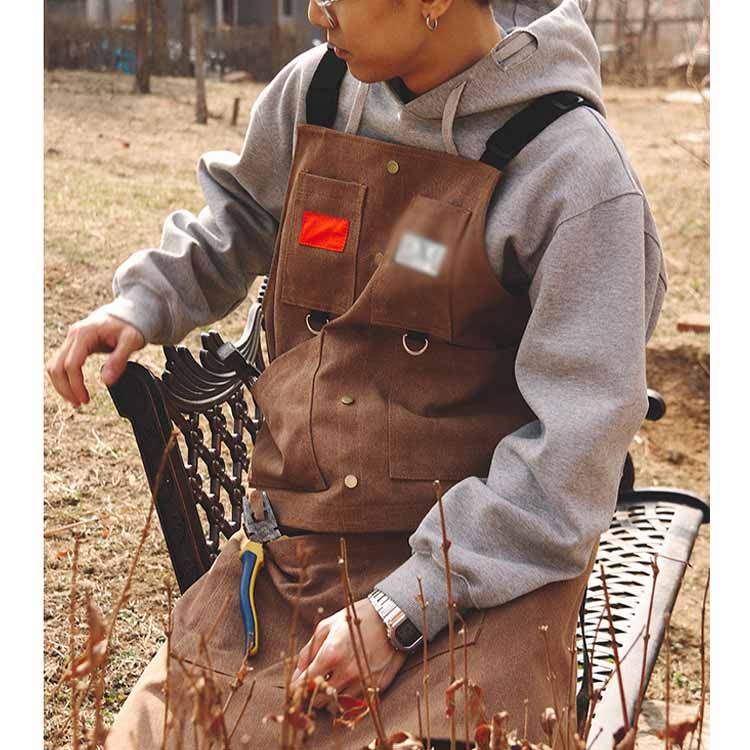 アウトドアエプロン 男女兼用 メンズ キャンプ レディース 2way 調理 おしゃれ 作業 焚火 ガーデニング DIY BBQ レジャー 選べる2タイプ キャンバス ワークエプロン 大人 3