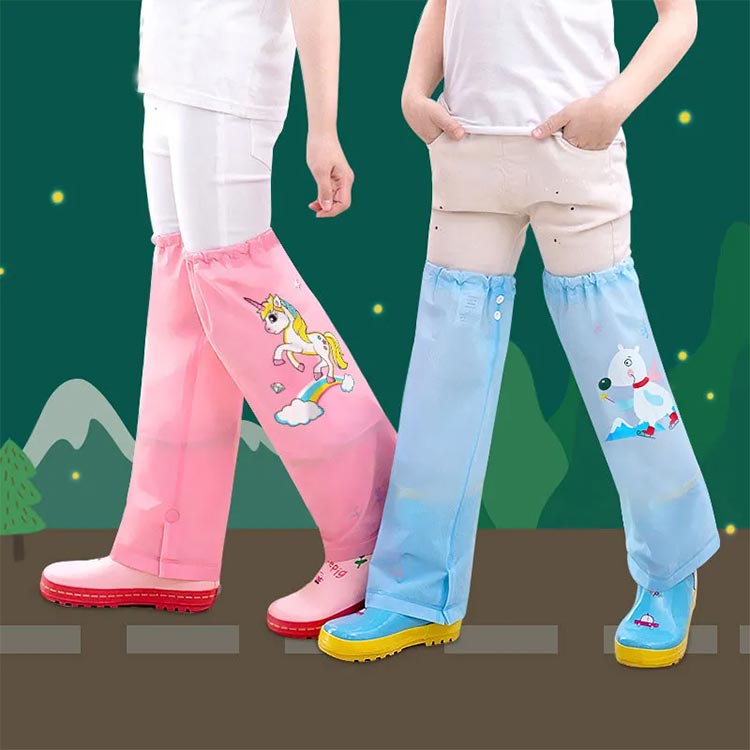 雨よけレッグカバー 子供 撥水レッグカバー 水はねガード キッズ 撥水加工 雨の日 雨具 女の子 男の子 登山 雨 防水 持ち運び 携帯 軽量 コンパクト 梅雨 レインウェア レイングッズ アウトドア 通学　入園 幼稚園 送料無料