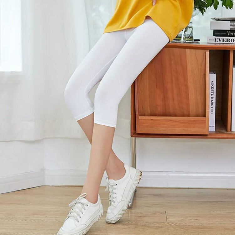 セレクトストア　安心堂の2枚セット レギンス 7分丈 スパッツ レディース 無地 着圧 ハーフレギンス インナー パンツ 涼しい 短い UVカット 大きいサイズ 蒸れない 薄手 インナー 夏 夏用 薄手 涼しい 無地 春 夏用 ヨガ ルームウェア 快適 ナイトウェア 速乾性 ピラティス 送料無料｜アングル3