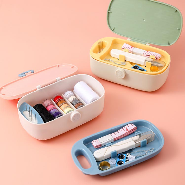 家庭用 収納 【送料無料】ソーイングセット 大容量 手芸 道具 かわいい 小学生 大...