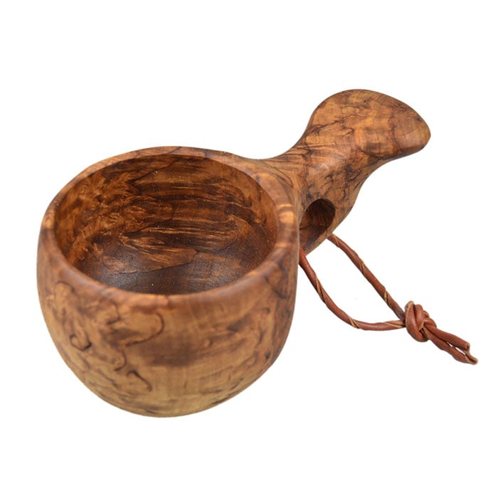 Bush Craft inc. カーリーバーチ無垢 北欧フィンランド製本物のククサ 4573350727775 ブッシュクラフト キャンプ アウトドア ソロキャンプ セレクト雑貨ムー(天然素材のため、木目、色味に個体差があります)通販格安セール情報 楽天 通販