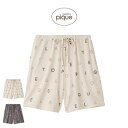 ジェラートピケ gelato pique レーヨンロゴ柄ショートパンツ pwcp251326 ジェラピケ ルームウェア パジャマ 部屋着 接触冷感 レディース ...
