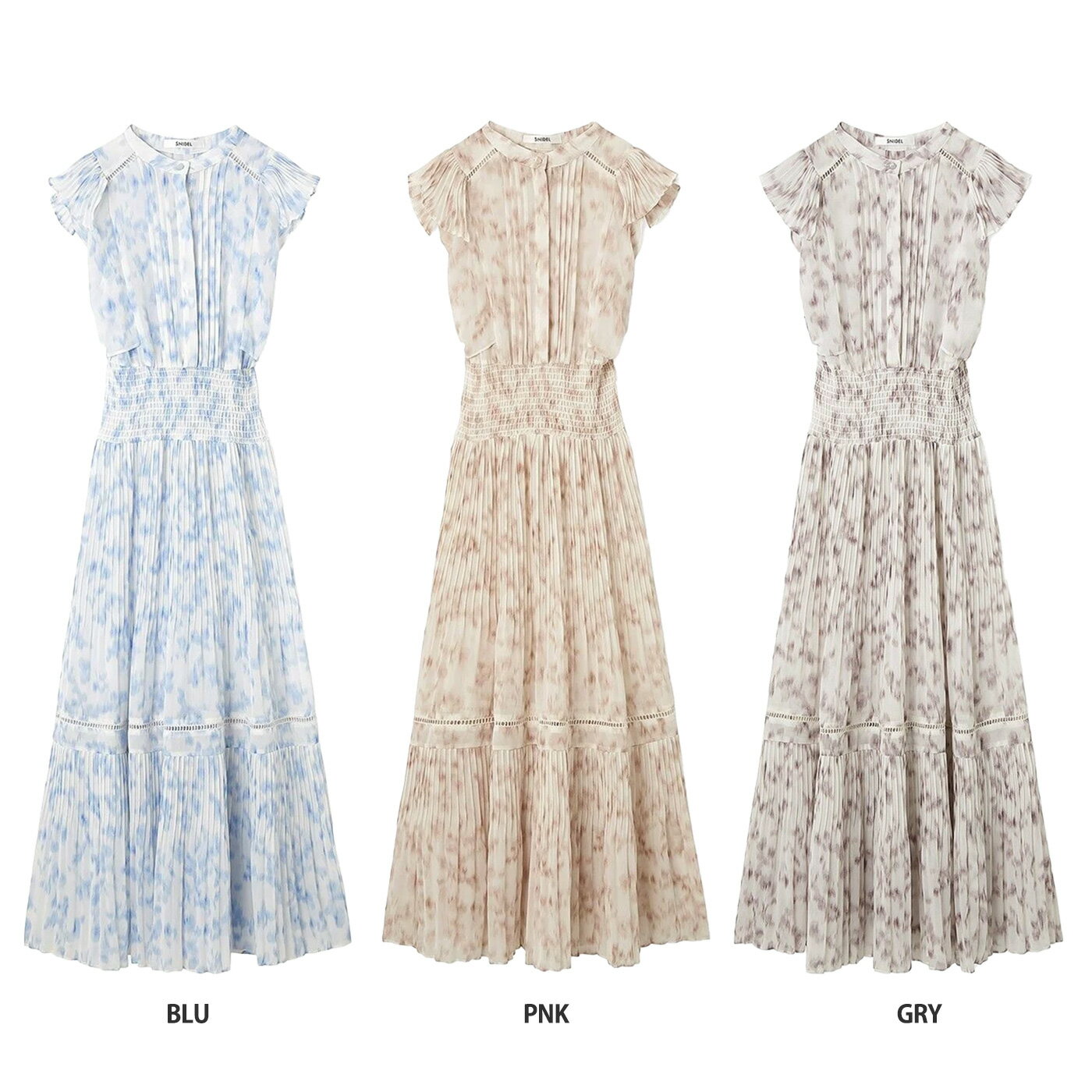 スナイデル SNIDEL Sustainableヘアラインフラワープリントワンピース swfo254011 レディース ドレス ロングワンピース エレガント 花柄 ノースリーブ 2025秋 セレクト雑貨ムー【P10】