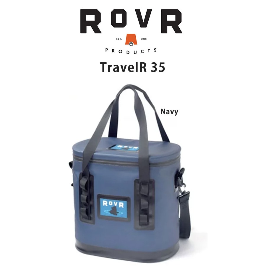 SALE15%OFF ROVR PRODUCTS (ローバー プロダクツ) TravelR 35QT(33.1L) NAVY トラベラー ソフトクーラーボックス BBQ バーベキュー アウトドア キャンプ トートバッグ お酒収納 KeepR & IceR Combo収納可能 セレクト雑貨ムー