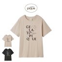 ジェラートピケ gelato pique レーヨンロゴTシャツ pwct251232 ジェラピケ ルームウェア パジャマ 部屋着 レディース 2025春 ギフト...