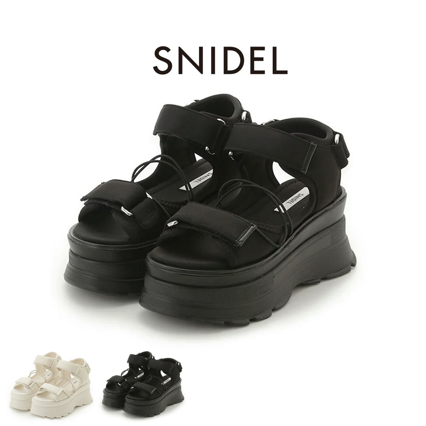 スナイデル SNIDEL ストラップスニーカーソールサンダル swgs252615 レディース 靴...