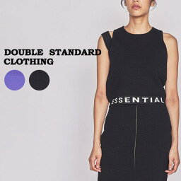 (0の付く日ポイント10倍)DOUBLE STANDARD CLOTHING ダブルスタンダードクロージング ESSENTIAL クロコ柄ノースリーブトップス 2509060233 レディース ダブスタ冬 トップス スポーティー ショート丈 タンクトップ セレクト雑貨ムー