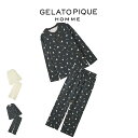 ジェラートピケ オム GELATO PIQUE HOMME HALLOWEEN TRICK GHOST柄ロンT&ロングパンツセット phct254936set ...