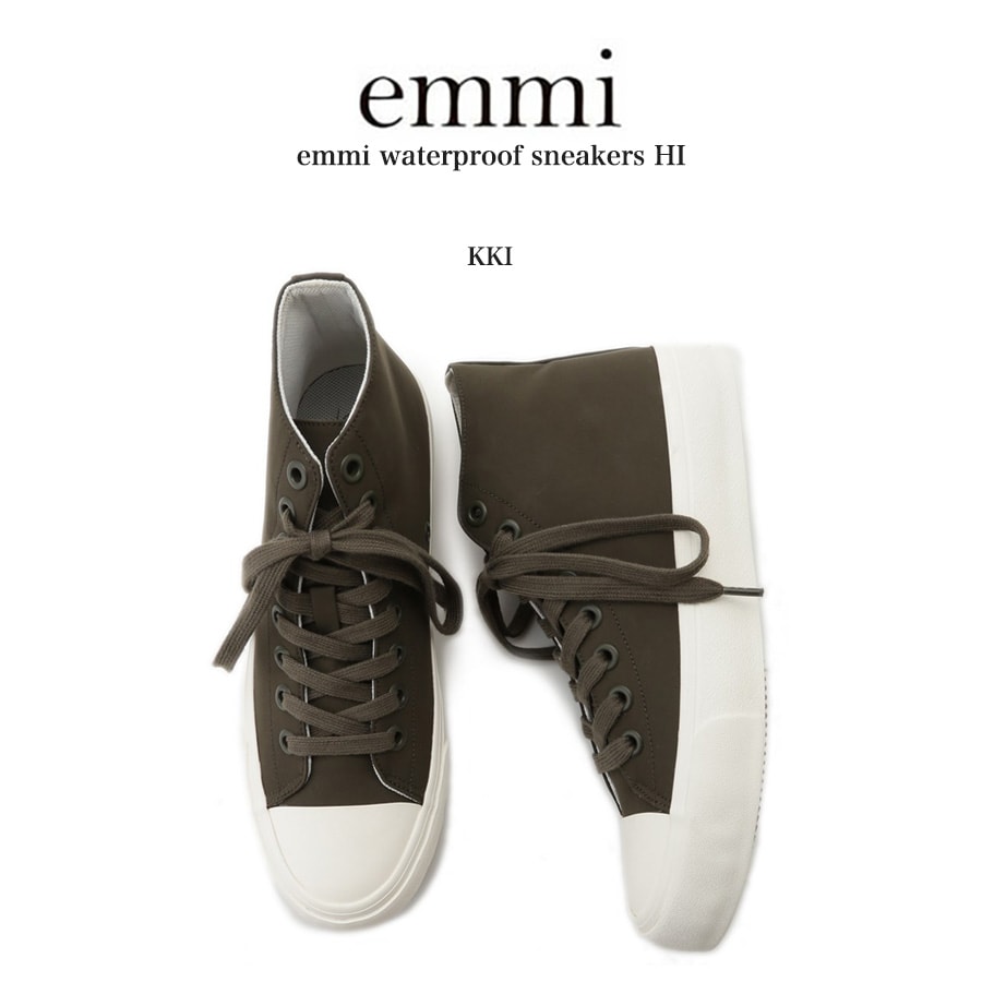 SALE50%OFF エミ オリジナル emmi original emmiウォータープルーフスニーカーHI 13wgs224512 レディース シューズ 靴 ウォータープルーフ スポーティ デイリーユース セレクト雑貨ムー セール