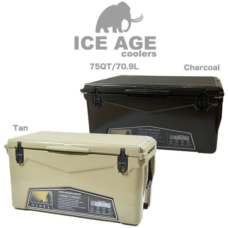 ICE AGE cooler (ACXGCW) N[[{bNX 75QT 70.9L / ILC075tan t@~[Lv O[vLv BBQ [̃IvV \ACXGCWN[[ yz(Lv) Z